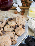 Tozzetti Cookies With Chocolate, Italian Gastronomy, Italy, Europe