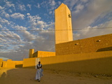 Mosque at Atar at Sunrise, Mauritania, Africa