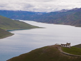 Buy View Over Yamdrok Lake One of the Three Largest Sacred Lakes in Tibet, Tibet, China, Asia at AllPosters.com