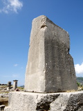 The Inscribed Pillar at the Lycian Site of Xanthos, Antalya Province, Anatolia, Turkey