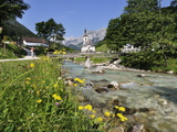 Church of Ramsau, Berchtesgadener Land, Bavaria, Germany, Europe