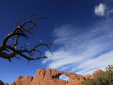 A Natural Sandstone Rock Arch in Arches National Park, Near Moab, Utah