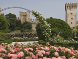 The Rose Park and City Walls, Este, Veneto, Italy, Europe