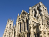 Side View of York Minster, Northern Europe's Largest Gothic Cathedral, York, Yorkshire, England, Uk