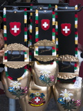 Cowbell Souvenirs in Zermatt, Switzerland, Europe Photographic Print