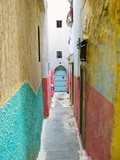Street in the Kasbah, Tangier, Morocco, North Africa, Africa