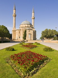 Saidlar Xiyabani, a Little Turkish Style Mosque Overlooking Baku, Azerbaijan, Central Asia, Asia