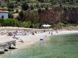Kalkan Public Beach, Kalkan, a Popular Tourist Resort, Antalya Province, Anatolia, Turkey