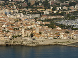 View From Helicopter of Antibes, Alpes-Maritimes, Provence, French Riviera, France