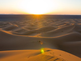 Buy Sunset Over Sand Dunes of Merzouga, Morocco, North Africa, Africa at AllPosters.com