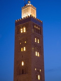 Buy Minaret of the Koutoubia Mosque, UNESCO World Heritage Site, Marrakech, Morocco, North Africa at AllPosters.com