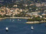 View From Helicopter of St. Jean Cap Ferrat, Alpes-Maritimes, Provence, France