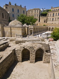 Excavations Near the Maiden Tower, Baku, Azerbaijan, Central Asia, Asia