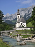 Church of Ramsau, Berchtesgadener Land, Bavaria, Germany, Europe