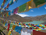 Buy Prayer Flags Above An Artifical Lake Near the Karo-La Pass, Tibet, China, Asia at AllPosters.com