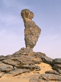 Buy Rock Formation Called 'The Finger of Allah', Akakus, Sahara Desert, Fezzan, Libya, North Africa at AllPosters.com
