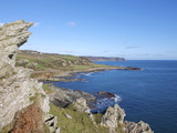 Langerstone Point and View Towards Start Point From Prawle Point, Devon, England, United Kingdom