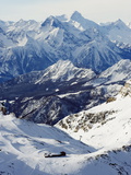Mountain Scenery in Cervinia Ski Resort, Cervinia, Valle D