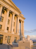 Buy Lion Sculpture on the State Capitol Building, Salt Lake City, Utah, USA at AllPosters.com