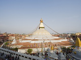 Buy Boudha Stupa (Chorten Chempo), Boudhanath, Kathmandu, Nepal, Asia at AllPosters.com