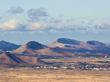 Cinder Cones in the Centre of the Island Near Tinajo, a Relic of the Island's Active Volcanic Past Photographic Print
