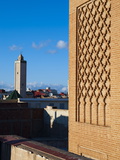 Minaret of Okba and Minaret of Sihara in the Background, Oujda, Oriental Region, Morocco