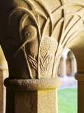 Finely Carved Capitals in the Cloisters, Iona Abbey, Isle of Iona, Scotland, United Kingdom, Europe