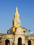 Buy Od Town City Wall and Puerto Del Reloj, UNESCO World Heritage Site, Cartagena, Colombia at AllPosters.com