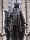 Statue of Bach, Leipzig, Saxony, Germany, Europe