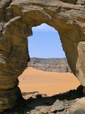 Buy Afzgar Arch, Akakus, Sahara Desert, Fezzan, Libya, North Africa, Africa at AllPosters.com