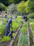 Buy Pioneer Gardener Statue in Brigham Young Historic Park, Salt Lake City, Utah, USA at AllPosters.com