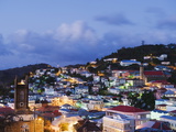 Church and Town Houses, St. George's, Grenada, Windward Islands, West Indies, Caribbean