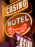 Neon Signs on Fremont Street, Las Vegas, Nevada, United States of America, North America