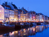 Boats in Nyhavn Harbour, Copenhagen, Denmark, Scandinavia, Europe