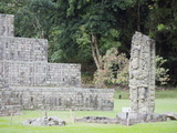 Stelae a Dating From 731 Ad Depicting Rabbit 18, Copan Ruins, Mayan Archaeological Site, Honduras