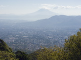 San Salvador City and Volcan De San Vincent (Chichontepec), 2182M, San Salvador, El Salvador