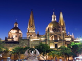 Cathedral in Plaza De Armas, Guadalajara, Mexico, North America