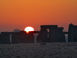 Stonehenge, UNESCO World Heritage Site, at Sunrise, Wiltshire, England, United Kingdom, Europe
