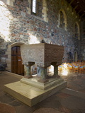 Iona Abbey, Inside the Church, Isle of Iona, Scotland, United Kingdom, Europe