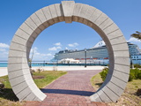 Moon Gate at Cruise Terminal in the Royal Naval Dockyard, Bermuda, Central America