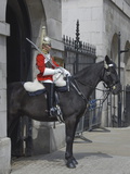 A Horse Guard in Whitehall, London, England, United Kingdom, Europe