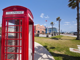 Old British Telephone Call Box at the Cruise Terminal in the Royal Naval Dockyard, Bermuda