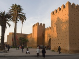 City Walls Surrounding the Medina, Rabat, Morocco, North Africa, Africa
