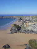 Bedruthan Steps, Cornwall, England, United Kingdom, Europe