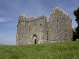 Weobley Castle, Western Face, Gower, West Glamorgan, Wales, United Kingdom, Europe