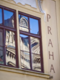 Reflection, Old Town Square, Prague, Bohemia, Czech Republic, Eirp[E