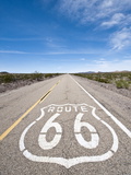 Historic Route 66 Sign Near Amboy, California, USA