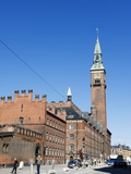 Buy Radhus (City Hall) Clock Tower, Copenhagen, Denmark, Scandinavia, Europe at AllPosters.com
