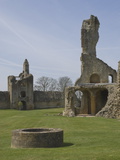 Ruins of the 12th Century Sherborne Old Castle, Royalist Stronghold During the English Civil War