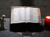 Bible, Candle and Angel Statuette, Switzerland, Europe